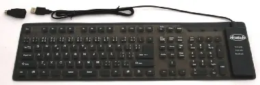 ACUTAKE DARKROLL Keyboard / USB / PS2 / CZ / Černá