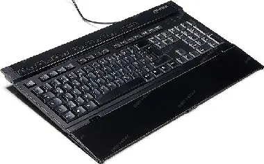 Revoltec Multimedia Keyboard K102 Touch / CZ / USB / Černá