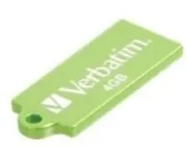 4GB Verbatim / Flash Disk / USB 2.0 / zelený