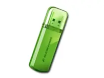 Silicon Power HELIOS 101 / 32GB / Flash disk / USB 2.0 / Hlníkový / Zelený