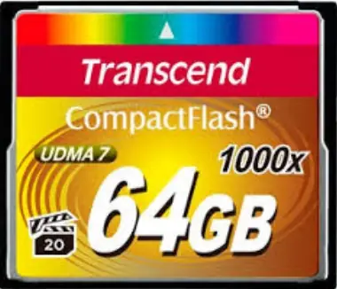 Transcend Compact Flash 64GB Ultimate / CF / 64GB / 1000x