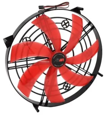 AIREN FAN LED RedWingsGiantExtreme 300 ventilátor červená / 300 x 300 x 30mm