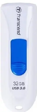 Transcend JetFlash 790 32GB bílo-modrá / Flash Disk / USB 3.2 Gen 1 - (USB-A 3.0) / doprodej