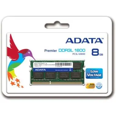 ADATA 8GB / 1600MHz / DDR3L / CL11 / SODIMM / 1.35V / Single Tray