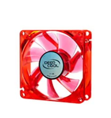 DEEPCOOL XFAN 80U R/R CASE FAN / chlazení pro CASE / 80x80x25mm / červený