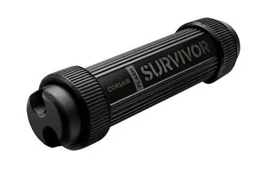 Corsair Flash Survivor Stealth 64GB černá / Flash Disk / USB 3.2 Gen 1 - (USB-A 3.0)