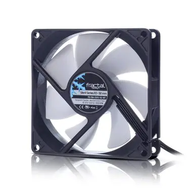 Fractal Design 92mm Silent Series R3 / ventilátor / bílá