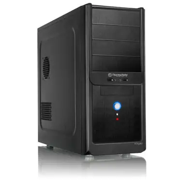 THERMALTAKE VJ60001N2Z Wing RS 201 / midi tower / USB 2.0 / bez zdroje / ATX  / černá