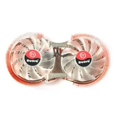 THERMALTAKE CL-P0464 DuOrb / aktivní CPU chladič / modro-červené LED / pro AMD a Intel / LGA 775, AM2, AM2+