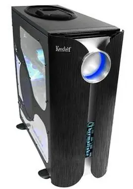 THERMALTAKE VA9003BWS KANDALF SUPERTOWER / BigTower / Bez zdroje / průhledná bočnice / E-ATX, ATX, BTX / černá