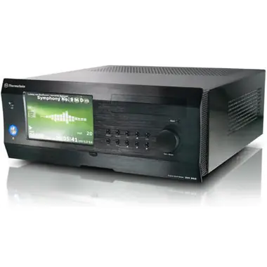 THERMALTAKE VJ80051N2Z DH202 / HTPC / micro-ATX, ATX / bez zdroje / USB 2.0 / LCD panel / čtečka karet / černá