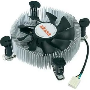 AKASA AK-CCE-7106HP / nízkoprofilový chladič pro Intel 775/1150/1156/1155 pro Mini-ITX, micro-ATX