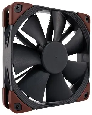 Noctua NF-F12 industrialPPC-2000 IP67 PWM / 120mm / SSO2 Bearing / 29.7dB @ 2000RPM / 122m3h / 3.94mm H2O / 0.1A / 4-pin
