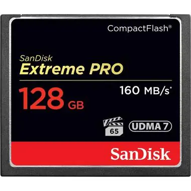 SanDisk Compact Flash Extreme 128GB / rychlost až 160/150MB/s
