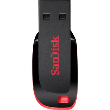SanDisk Cruzer BLADE 32GB / Flash Disk / USB 2.0 / zápis: 7MB/s; čtení: 18MB/s / černá