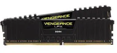 Corsair Vengeance LPX Black 16GB (2x8GB) 2400MHz / DDR4 / PC4-19200 / CL16-16-16-39 / 1.2V / XMP2.0 / s chladičem