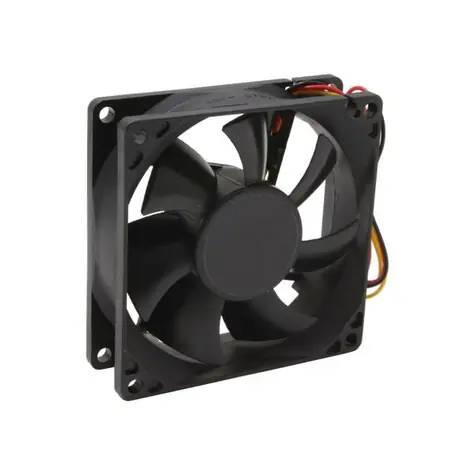 AKASA DFS802512H přídavný ventilátor / 80x80x25 / černá / OEM