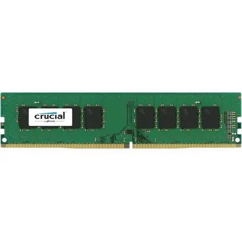 Crucial 8GB / UDIMM / DDR4 / 2400MHz / PC4-19200 / CL17 / 1.2V / Dual Ranked x8