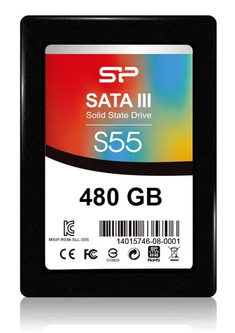 Silicon Power S55 480GB / SSD / SATA III / 7mm / čtení: 540 MBs / zápis: 480MBs