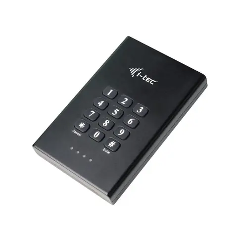 i-tec MySafe USB 3.0 Secret černá / kryptovací rámeček na externí HDD pro 9.5 cm / 2.5