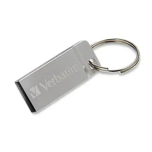 Verbatim Store 'n' Go Metal Executive 64GB stříbrná / Flash Disk / USB 2.0 / čtení: 80MBs / zápis: 25MBs