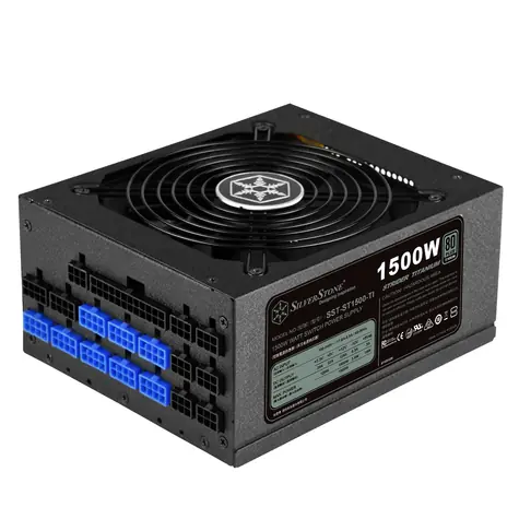 SilverStone Strider Titanium ST1500-TI / 1500W / aktivní PFC / 135mm / modulární / 80 PLUS Titanium / polopasivní 