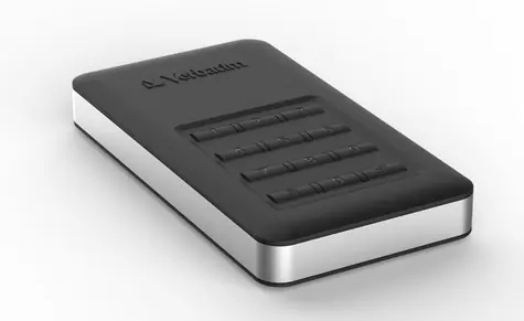 Verbatim Store 'n' Go Secure 1TB černá / Šifrovaný externí disk s numerickou klávesnicí  / 2.5