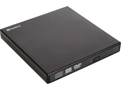 Sandberg USB Mini DVD vypalovačka / USB 2.0 / černá