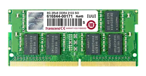 Transcend 8GB 2133MHz / SODIMM / DDR4 / CL15 / 1.2V / 2Rx8