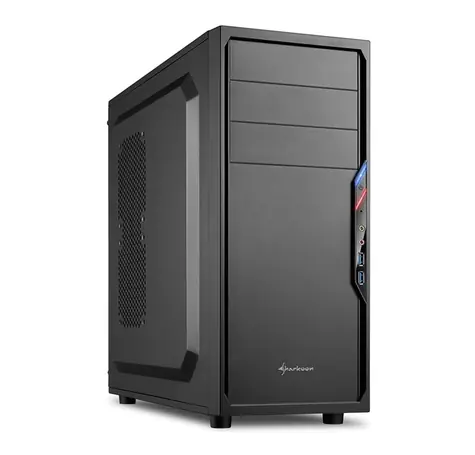 Sharkoon VS4-V černá / ATX / 2x USB 3.0 / 5x 120 mm / Bez zdroje