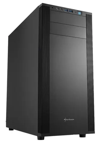 Sharkoon M25-V černá / ATX / 2x USB 3.0 / 3x 120 mm + 2x 140 mm / Bez zdroje