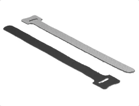 Delock Pásky na suchý zip černá / 10 ks / 200 mm x 12 mm