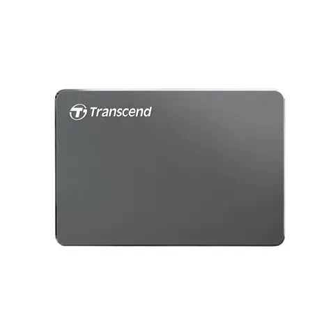 Transcend StoreJet 25C3N 2TB / 2.5” HDD / USB 3.0 / ultra-tenký / 5400rpm / hliníkové pouzdro