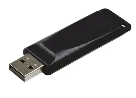 Verbatim Store 'n' Go Slider 64GB černá / Flash Disk / USB 2.0