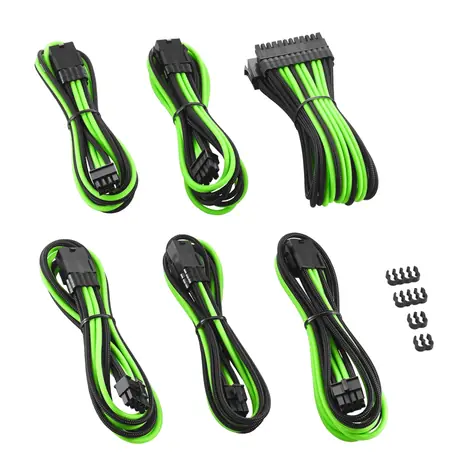 CableMod PRO ModMesh Kabel Extension Kit - černo-zelená