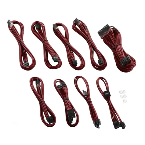 CableMod PRO ModMesh C-Series Kabel Kit pro Corsair AXi & HXi & RM - tmavě červená