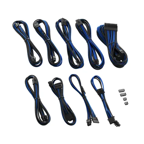 CableMod PRO ModMesh C-Series Kabel Kit pro Corsair Rmi & RMx - černo-modrá