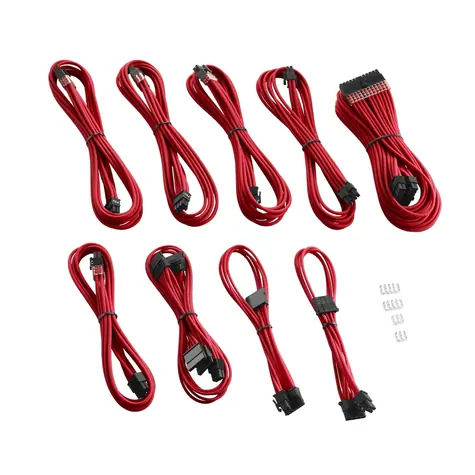 CableMod PRO ModMesh RT-Series Kabel Kits pro ASUS ROG & Seasonic - červená