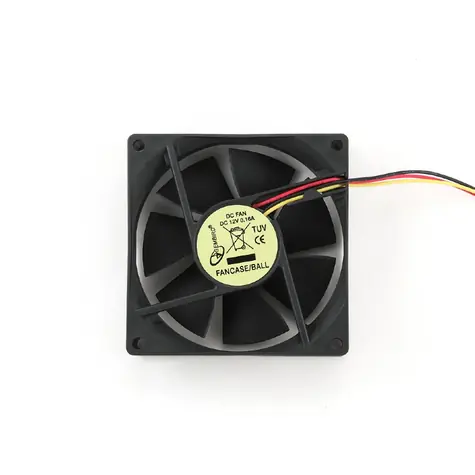 Gembird ventilátor pro PC case 80mm (kuličkové ložisko) / 80x80x25mm / 3-piny