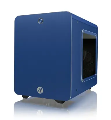 RAIJINTEK Metis Plus modrá / Mini-ITX / s průhlednou bočnicí / 2x USB 3.0 / 1x 120mm / bez zdroje