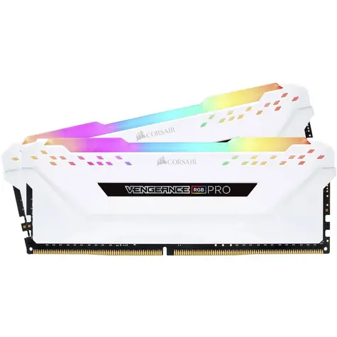 Corsair Vengeance RGB Pro 16GB (2x8GB) 3000MHz bílá / DDR4 / PC4-24000 / CL15-17-17-35 / 1.35V / XMP2.0