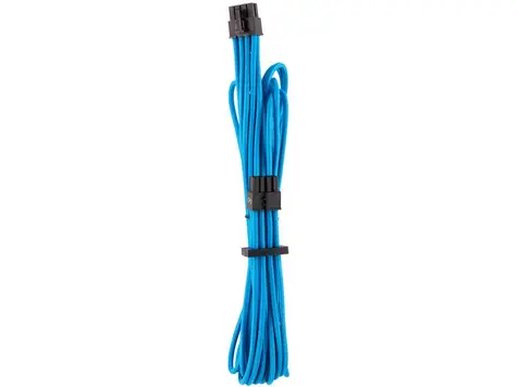Corsair Premium Sleeved EPS12V & ATX12V kabel (Gen 4) modrá (2ks) / textilní opletení / délka 750mm