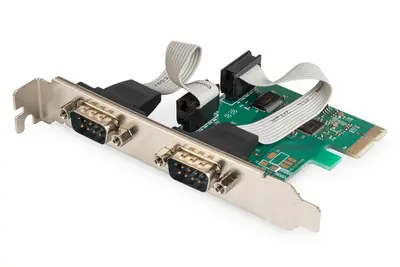 DIGITUS adaptér PCI 2x DSUB 9 / +low profile / čipová sada: ASIX99100