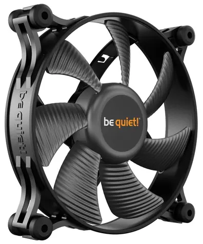 be quiet! Shadow Wings 2 120mm černá / 120mm / Rifle Bearing / 15.7dB @ 1100RPM / 38.5CFM / 3-pin