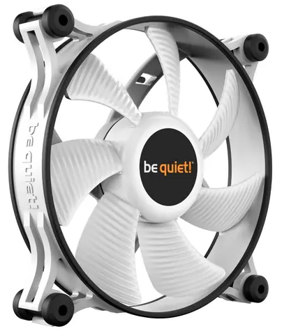 be quiet! Shadow Wings 2 120mm bílá / 120mm / Rifle Bearing / 15.7dB @ 1100RPM / 38.5CFM / 3-pin