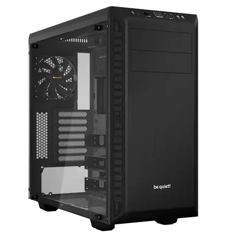 be quiet! PURE BASE 600 Window černá / ATX / 2x USB 3.0 + 2x Jack 3.5mm / 1x 120 mm + 1x 140 mm
