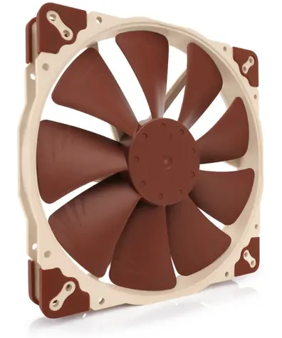 Noctua NF-A20 PWM béžová / 200mm / SSO2 Bearing / 18.1 dB @ 800 RPM / 146.9 m3h / 4-pin PWM