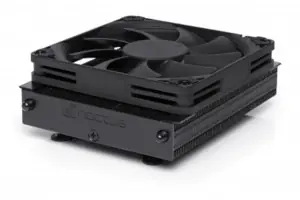 NOCTUA NH-L9a-AM4 low profile černá (chromax) / 92 mm / SSO2 Bearing / 23.6 dB @ 2500 RPM / 57.5 m3h / AMD AM4