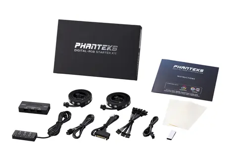 Phantenks Digital RGB Starter Kit / D-RGB controller + 2x 40cm LED pásek