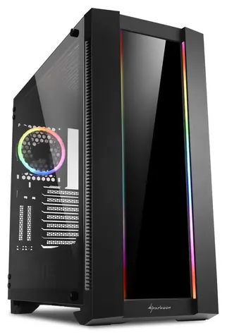 Sharkoon Elite Shark CA200G černá / ATX / 2x USB 3.0 + 2x USB 2.0 / bez zdroje / průhledná bočnice